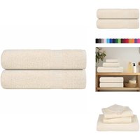 Vidaxl - Duschtücher 2 Stk. Creme 70x140 cm 360 g/m² 100% Baumwolle - Duschtuch - Duschtücher - Handtuch - Badetuch Vidaxl - Duschtücher 2 Stk. Creme 70x140 cm 360 g/m² 100% Baumwolle - Duschtuch - Duschtücher - Handtuch - Badetuch von VIDAXL