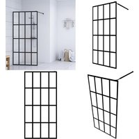 Duschwand für Walk-in Dusche Klares Sicherheitsglas 90x195 cm - Duschwand - Walk-in Dusche - Sicherheitsglas - Duschkabine - Duschabtrennung - Home & von VIDAXL
