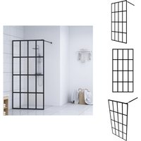 Duschwand für Walk-in Dusche Klares Sicherheitsglas 90x195 cm - Duschwand - Walk-in Dusche - Sicherheitsglas - Duschkabine - Duschabtrennung von VIDAXL