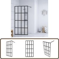 Vidaxl - Duschwand für Walk-in Dusche Klares Sicherheitsglas 90x195 cm - Duschwand - Walk-in Dusche - Sicherheitsglas - Duschkabine - Duschabtrennung von VIDAXL