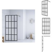 Vidaxl - Duschwand für Walk-in Dusche Mattes Sicherheitsglas 118x190 cm - Duschwand - Walk-in Dusche - Sicherheitsglas - Duschkabine - Duschabtrennung von VIDAXL