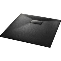 Bonnevie - Duschwanne smc Schwarz 80×80 cm vidaXL734952 von BONNEVIE