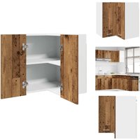 Eck-Hängeschrank Altholz-Optik 57x57x60 cm Holzwerkstoff - Eck-Hängeschrank - Eck-Hängeschränke - Küchenschrank - Eckschrank Eck-Hängeschrank Altholz-Optik 57x57x60 cm Holzwerkstoff - Eck-Hängeschrank - Eck-Hängeschränke - Küchenschrank - Eckschrank von VIDAXL