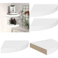 Vidaxl - Eck-Schweberegale 2 Stk. Weiß 25x25x3,8 cm mdf - Eckregal - Wandregal - Schwebender Wandregal - Weißes Regal - Wohnwandregal - Home & Living Vidaxl - Eck-Schweberegale 2 Stk. Weiß 25x25x3,8 cm mdf - Eckregal - Wandregal - Schwebender Wandregal - Weißes Regal - Wohnwandregal - Home & Living von VIDAXL