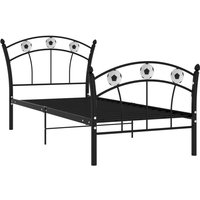Einzelbett mit Fußball-Design Schwarz Metall 90x200 cm Vidaxl Einzelbett mit Fußball-Design Schwarz Metall 90x200 cm Vidaxl von VIDAXL