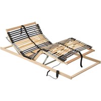 Lattenrost Elektrisch mit 42 Latten 7 Zonen 80x200 cm Vidaxl von VIDAXL