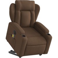 Elektrischer Massagesessel mit Aufstehhilfe Braun Stoff - Vidaxl Elektrischer Massagesessel mit Aufstehhilfe Braun Stoff - Vidaxl von VIDAXL