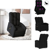 Vidaxl - Elektrischer Massagesessel mit Aufstehhilfe Schwarz Stoff - Elektrischer Massagesessel - Relaxsessel - Fernsehsessel - Aufstehhilfe Vidaxl - Elektrischer Massagesessel mit Aufstehhilfe Schwarz Stoff - Elektrischer Massagesessel - Relaxsessel - Fernsehsessel - Aufstehhilfe von VIDAXL