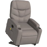 Elektrischer Massagesessel mit Aufstehhilfe Taupe Stoff - Vidaxl Elektrischer Massagesessel mit Aufstehhilfe Taupe Stoff - Vidaxl von VIDAXL