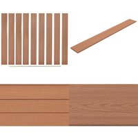 Ersatz-Zaunbretter 9 Stk. WPC 170 cm Braun - Zaunbrett - Zaunbretter - Home & Living Ersatz-Zaunbretter 9 Stk. WPC 170 cm Braun - Zaunbrett - Zaunbretter - Home & Living von VIDAXL