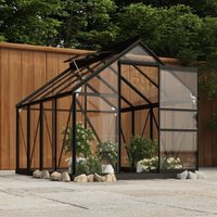 Vidaxl - Ersatzgestell für Gewächshaus Anthrazit 155x103x191cm Aluminium 682795 von VIDAXL
