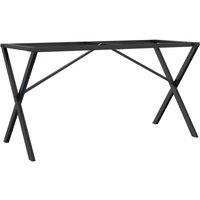 Esstisch-Gestell in X-Form 140x60x73 cm Stahl Vidaxl von VIDAXL