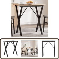 Esstisch-Gestell in X-Form 60x40x73 cm Gusseisen - Tisch Gestell - x Form Tischgestell - Industriel Stil Tischgestell - Gusseisen Tischgestell von VIDAXL