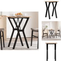 Vidaxl - Esstisch Y-Gestell 50x50x75 cm Massivholz Kiefer und Gusseisen - Esstisch - Holztisch - Kiefernholztisch - Küchentisch - Wohnzimmertisch Vidaxl - Esstisch Y-Gestell 50x50x75 cm Massivholz Kiefer und Gusseisen - Esstisch - Holztisch - Kiefernholztisch - Küchentisch - Wohnzimmertisch von VIDAXL