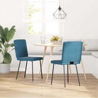 Esszimmerstühle 2 Stk. Blau Samt - Vidaxl Esszimmerstühle 2 Stk. Blau Samt - Vidaxl von VIDAXL