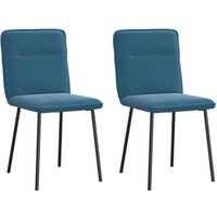 Esszimmerstühle 2 Stk. Blau Samt Vidaxl Esszimmerstühle 2 Stk. Blau Samt Vidaxl von VIDAXL