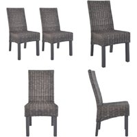 Esszimmerstühle 2 Stk. Braun Kubu-Rattan und Mangoholz - Esszimmerstühle - Rattan Möbel - Gartenstühle - Outdoor Möbel - Mangoholz Möbel - Home & Esszimmerstühle 2 Stk. Braun Kubu-Rattan und Mangoholz - Esszimmerstühle - Rattan Möbel - Gartenstühle - Outdoor Möbel - Mangoholz Möbel - Home & von VIDAXL