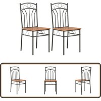 Esszimmerstühle 2 Stk. Braun mdf - Esszimmerstühle - Küchenstühle - Industriestyl Möbel - Moderne Stühle - Braun Esszimmerstühle 2 Stk. Braun mdf - Esszimmerstühle - Küchenstühle - Industriestyl Möbel - Moderne Stühle - Braun von VIDAXL