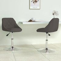 vidaXL Esszimmerstühle 2 Stk. Drehbar Dunkelgrau Samt vidaXL Esszimmerstühle 2 Stk. Drehbar Dunkelgrau Samt von VIDAXL