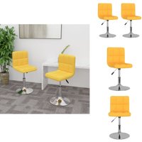 Esszimmerstühle 2 Stk. Drehbar Gelb Stoff - Esszimmerstuhl - Esszimmerstühle - Stuhl - Stühle Esszimmerstühle 2 Stk. Drehbar Gelb Stoff - Esszimmerstuhl - Esszimmerstühle - Stuhl - Stühle von VIDAXL