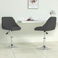 Vidaxl - Esszimmerstühle 2 Stk. Drehbar Schwarz Samt Vidaxl - Esszimmerstühle 2 Stk. Drehbar Schwarz Samt von VIDAXL