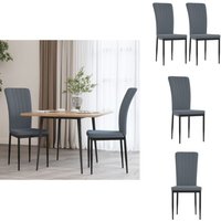 Esszimmerstühle 2 Stk. Dunkelgrau Samt - Esszimmerstühle - Samtstühle - Stühle - Dunkelgraue Möbel - Bequeme Stühle Esszimmerstühle 2 Stk. Dunkelgrau Samt - Esszimmerstühle - Samtstühle - Stühle - Dunkelgraue Möbel - Bequeme Stühle von VIDAXL