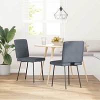 Esszimmerstühle 2 Stk. Dunkelgrau Samt Vidaxl Esszimmerstühle 2 Stk. Dunkelgrau Samt Vidaxl von VIDAXL