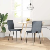 Esszimmerstühle 2 Stk. Dunkelgrau Samt Vidaxl Esszimmerstühle 2 Stk. Dunkelgrau Samt Vidaxl von VIDAXL