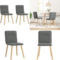 Esszimmerstühle 2 Stk. Dunkelgrau Stoff - Vidaxl Esszimmerstühle 2 Stk. Dunkelgrau Stoff - Vidaxl von VIDAXL