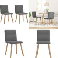 Esszimmerstühle 2 Stk. Dunkelgrau Stoff - Vidaxl Esszimmerstühle 2 Stk. Dunkelgrau Stoff - Vidaxl von VIDAXL