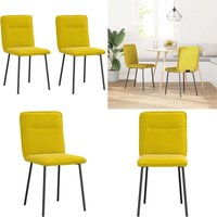 Esszimmerstühle 2 Stk. Gelb Samt - Vidaxl Esszimmerstühle 2 Stk. Gelb Samt - Vidaxl von VIDAXL