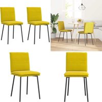 Esszimmerstühle 2 Stk. Gelb Samt - Vidaxl von VIDAXL