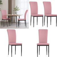 Vidaxl - Esszimmerstühle 2 Stk. Rosa Samt - Samt Sessel - Rosa Stuhl - Esszimmerstühle - Wohnzimmer Dekoration - Bequeme Küche - Home & Living Vidaxl - Esszimmerstühle 2 Stk. Rosa Samt - Samt Sessel - Rosa Stuhl - Esszimmerstühle - Wohnzimmer Dekoration - Bequeme Küche - Home & Living von VIDAXL