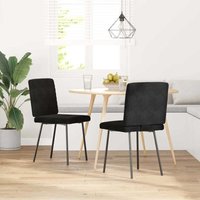 Esszimmerstühle 2 Stk. Schwarz Samt - Vidaxl Esszimmerstühle 2 Stk. Schwarz Samt - Vidaxl von VIDAXL
