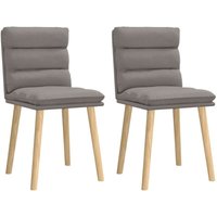 Esszimmerstühle 2 Stk. Taupe Stoff Vidaxl Esszimmerstühle 2 Stk. Taupe Stoff Vidaxl von VIDAXL