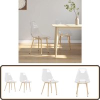 Esszimmerstühle 2 Stk. Transparent pet - Esszimmerstühle - Transparentes Design - pet Kunststoff - Metallgestell - Moderne Möbel Esszimmerstühle 2 Stk. Transparent pet - Esszimmerstühle - Transparentes Design - pet Kunststoff - Metallgestell - Moderne Möbel von VIDAXL