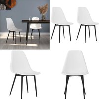 Esszimmerstühle 2 Stk. Weiß pp - Esszimmerstühle - Weiße Stühle - pp Stühle - Moderne Stühle - Bequeme Stühle - Home & Living Esszimmerstühle 2 Stk. Weiß pp - Esszimmerstühle - Weiße Stühle - pp Stühle - Moderne Stühle - Bequeme Stühle - Home & Living von VIDAXL