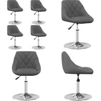 Esszimmerstühle 4 Stk. Drehbar Dunkelgrau Samt - Esszimmerstühle - Drehbare Stühle - Samtstühle - Moderne Möbel - Hochwertige Stühle - Home & Living Esszimmerstühle 4 Stk. Drehbar Dunkelgrau Samt - Esszimmerstühle - Drehbare Stühle - Samtstühle - Moderne Möbel - Hochwertige Stühle - Home & Living von VIDAXL