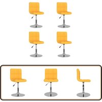 Esszimmerstühle 4 Stk. Drehbar Gelb Stoff - Vidaxl Esszimmerstühle 4 Stk. Drehbar Gelb Stoff - Vidaxl von VIDAXL