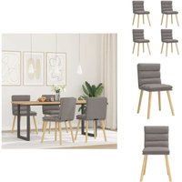 Esszimmerstühle 4 Stk. Taupe Stoff - Esszimmerstuhl - Esszimmerstühle - Essstuhl - Stuhl Esszimmerstühle 4 Stk. Taupe Stoff - Esszimmerstuhl - Esszimmerstühle - Essstuhl - Stuhl von VIDAXL