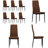 Esszimmerstühle 6 Stk. Stoff Braun - Esszimmerstühle - Stuhlset - Stühle Braun - Polstersessel - Küchenstühle - Home & Living Esszimmerstühle 6 Stk. Stoff Braun - Esszimmerstühle - Stuhlset - Stühle Braun - Polstersessel - Küchenstühle - Home & Living von VIDAXL