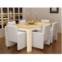 Esszimmerstühle 6 Stk. Weiß Kunstleder Vidaxl Esszimmerstühle 6 Stk. Weiß Kunstleder Vidaxl von VIDAXL