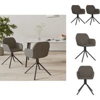 Esszimmerstühle - Living Esszimmerstühle 2 Stk. Drehbar Dunkelgrau Samt Esszimmerstühle - Living Esszimmerstühle 2 Stk. Drehbar Dunkelgrau Samt von VIDAXL