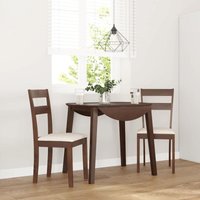 Esszimmerstühle mit Kissen 2 Stk. Braun Massivholz Gummibaum vidaXL371875 Esszimmerstühle mit Kissen 2 Stk. Braun Massivholz Gummibaum vidaXL371875 von VIDAXL