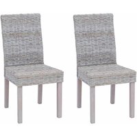 Esszimmerstuhl 2 pcs Weiß gewaschen 45 x 54 x 93 cm vidaXL Esszimmerstuhl 2 pcs Weiß gewaschen 45 x 54 x 93 cm vidaXL von VIDAXL