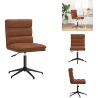 Esszimmerstuhl Braun Kunstleder - Esszimmerstuhl - Esszimmerstühle - Essstuhl - Stuhl Esszimmerstuhl Braun Kunstleder - Esszimmerstuhl - Esszimmerstühle - Essstuhl - Stuhl von VIDAXL