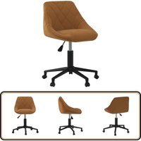 Esszimmerstuhl Drehbar Braun Samt - Vidaxl Esszimmerstuhl Drehbar Braun Samt - Vidaxl von VIDAXL