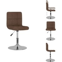 Esszimmerstuhl Drehbar Braun Stoff - Esszimmerstuhl - Esszimmerstühle - Stuhl - Stühle Esszimmerstuhl Drehbar Braun Stoff - Esszimmerstuhl - Esszimmerstühle - Stuhl - Stühle von VIDAXL