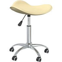 Esszimmerstuhl Drehbar Creme Kunstleder vidaXL760479 von VIDAXL
