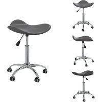 Esszimmerstuhl Drehbar Grau Kunstleder - Drehstühle - Esszimmerstühle - Küchenstühle - Bürostuhl - Sitzkomfort Esszimmerstuhl Drehbar Grau Kunstleder - Drehstühle - Esszimmerstühle - Küchenstühle - Bürostuhl - Sitzkomfort von VIDAXL